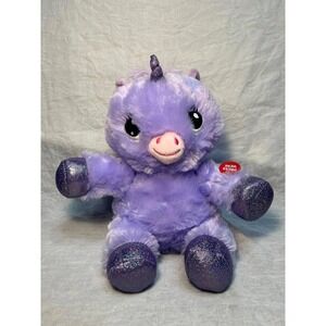 Lullabrites Purple Unicorn Plush Animal Lullaby & Glow Pal 11" Discontinued